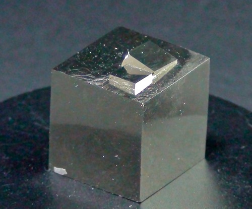 Pyrite cube with small cubes